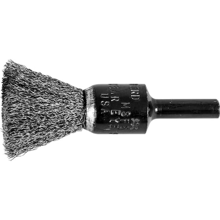 Pferd Crimped Wire End Brush, .006SS Wire, 1/2 82981